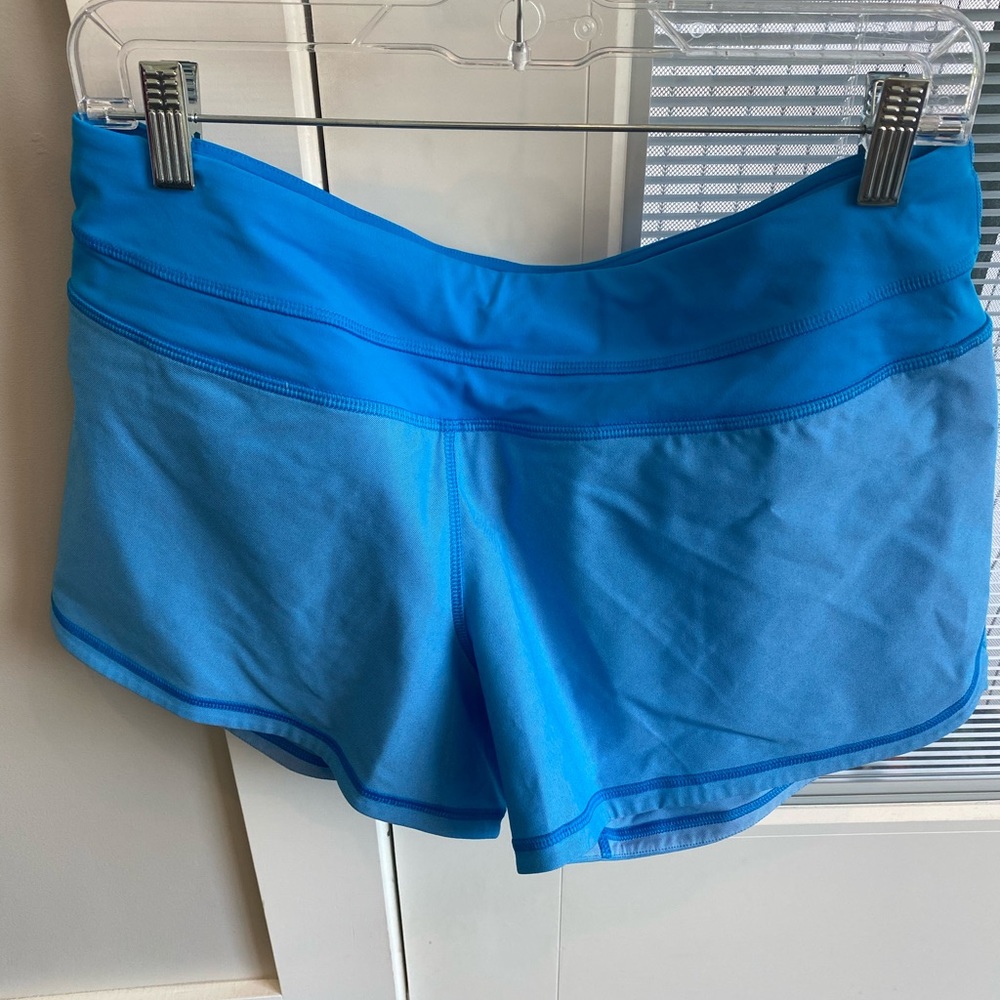 Blue Lululemon shorts